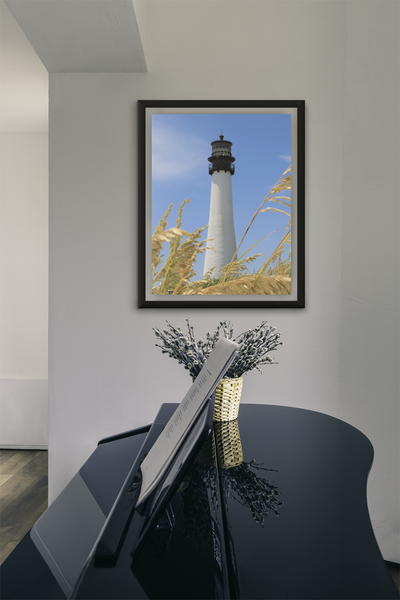 Key Biscayne Light House - Fine Art Print