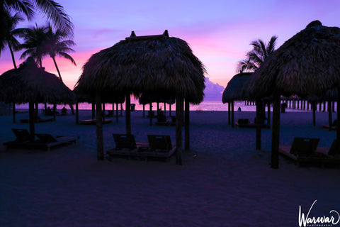 Tiki Hut Sunrise - Fine Art Print
