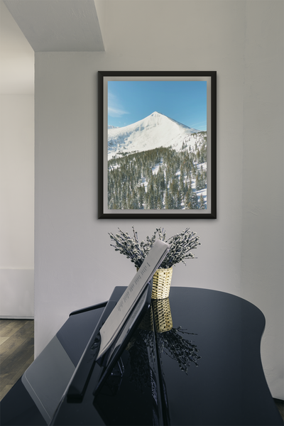 Snow Mountain - Fine Art Print