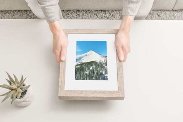 Snow Mountain - Fine Art Print